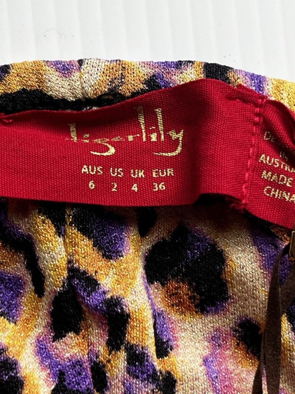 Tigerlily Atzaro Pink Leopard Print Lounge Pants Size 6 - Picture 12 of 14
